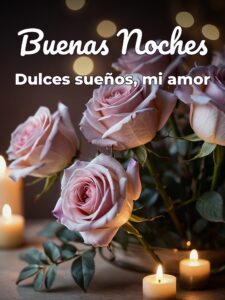 Frases lindas de buenas noches para mi amor