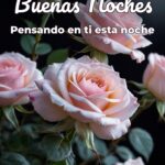 buenas noches pensando en ti esta noche