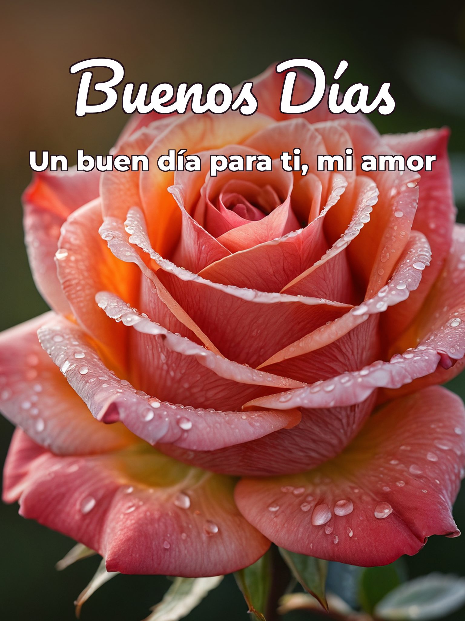 Frases lindas de buenos días amor para celular