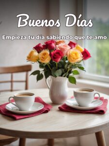 Frases lindas de buenos días amor para mi amor