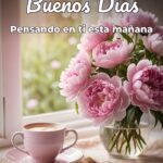buenos días pensando en ti esta mañana