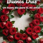 buenos días un buen día para ti, mi amor