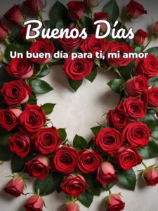 Frases lindas de buenos días amor para WhatsApp