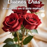 buenos días pensando en ti esta mañana
