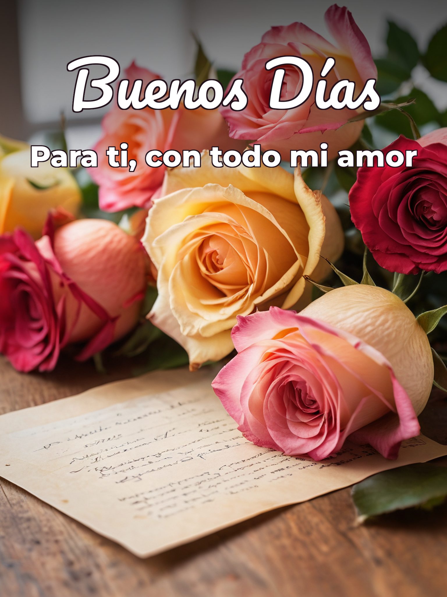 Frases lindas de buenos días para mi amor para celular