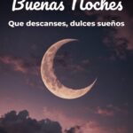 buenas noches que descanses, dulces sueños
