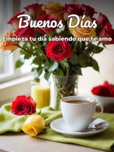 Frases lindas para decir buenos días para mi amor