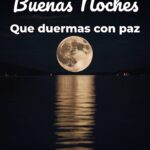 buenas noches que duermas con paz
