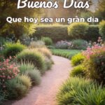 buenos días que hoy sea un gran día