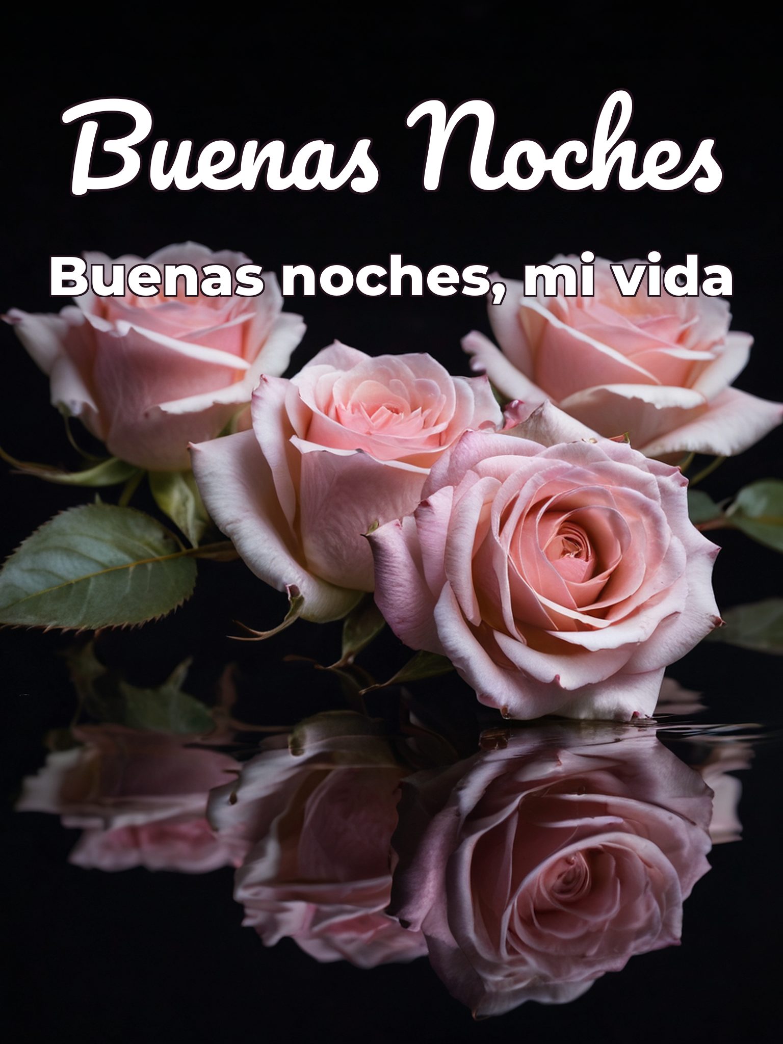 Frases lindas para mi novia de buenas noches para WhatsApp