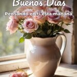 buenos días pensando en ti esta mañana