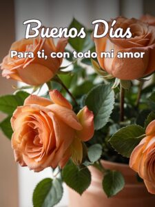 Frases muy buenos días amor