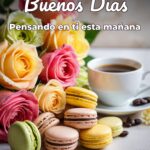 buenos días pensando en ti esta mañana