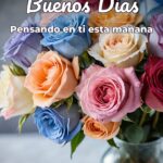 buenos días pensando en ti esta mañana