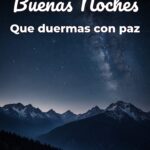buenas noches que duermas con paz