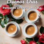 buenos días pensando en ti esta mañana