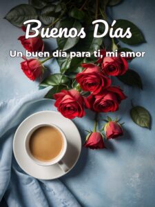 Frases para dar buenos días a mi amor para celular