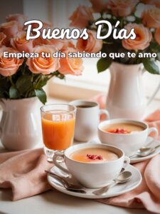 Frases para dar buenos días a mi amor para Facebook