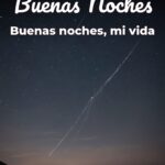 buenas noches buenas noches, mi vida