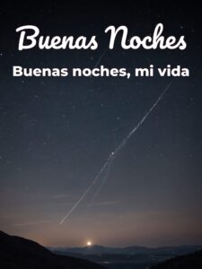 Frases para dar las buenas noches a mi amor para Facebook
