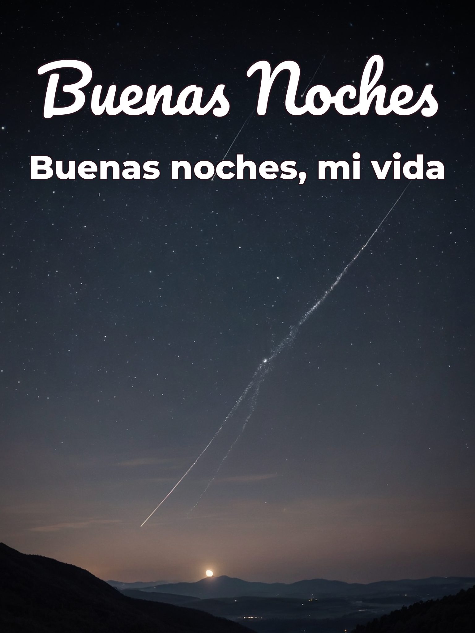 Frases para dar las buenas noches a mi amor para Facebook