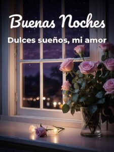 Frases para dar las buenas noches a mi novia para WhatsApp
