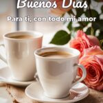buenos días para ti, con todo mi amor