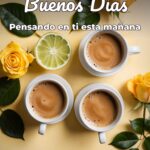 buenos días pensando en ti esta mañana
