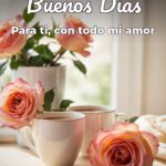 buenos días para ti, con todo mi amor