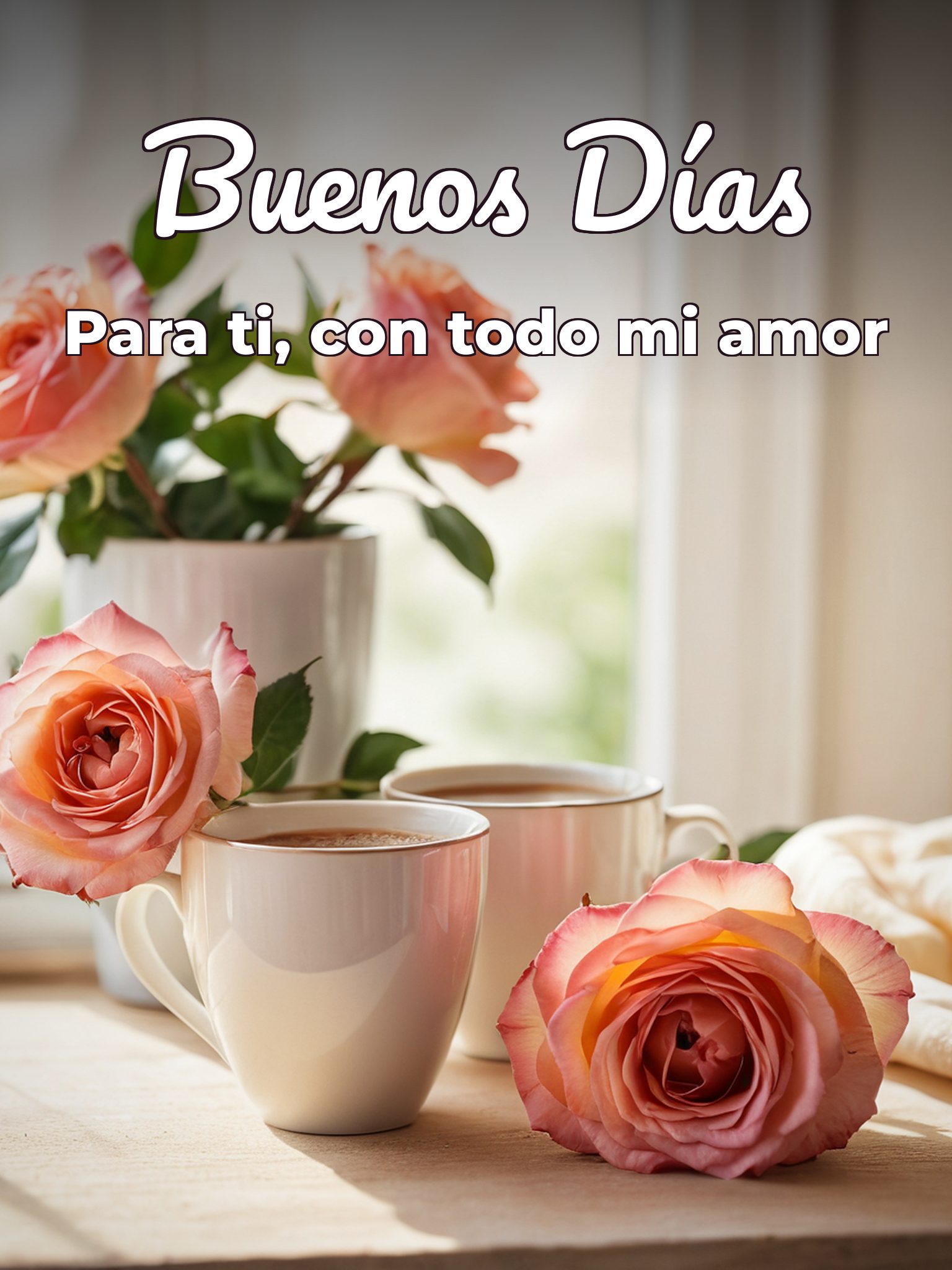 Frases para dar los buenos días a tu novia para mi amor