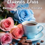 buenos días pensando en ti esta mañana