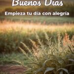 buenos días empieza tu día con alegría