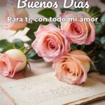 buenos días para ti, con todo mi amor
