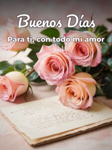 Frases para dar los buenos días a una mujer para mi amor