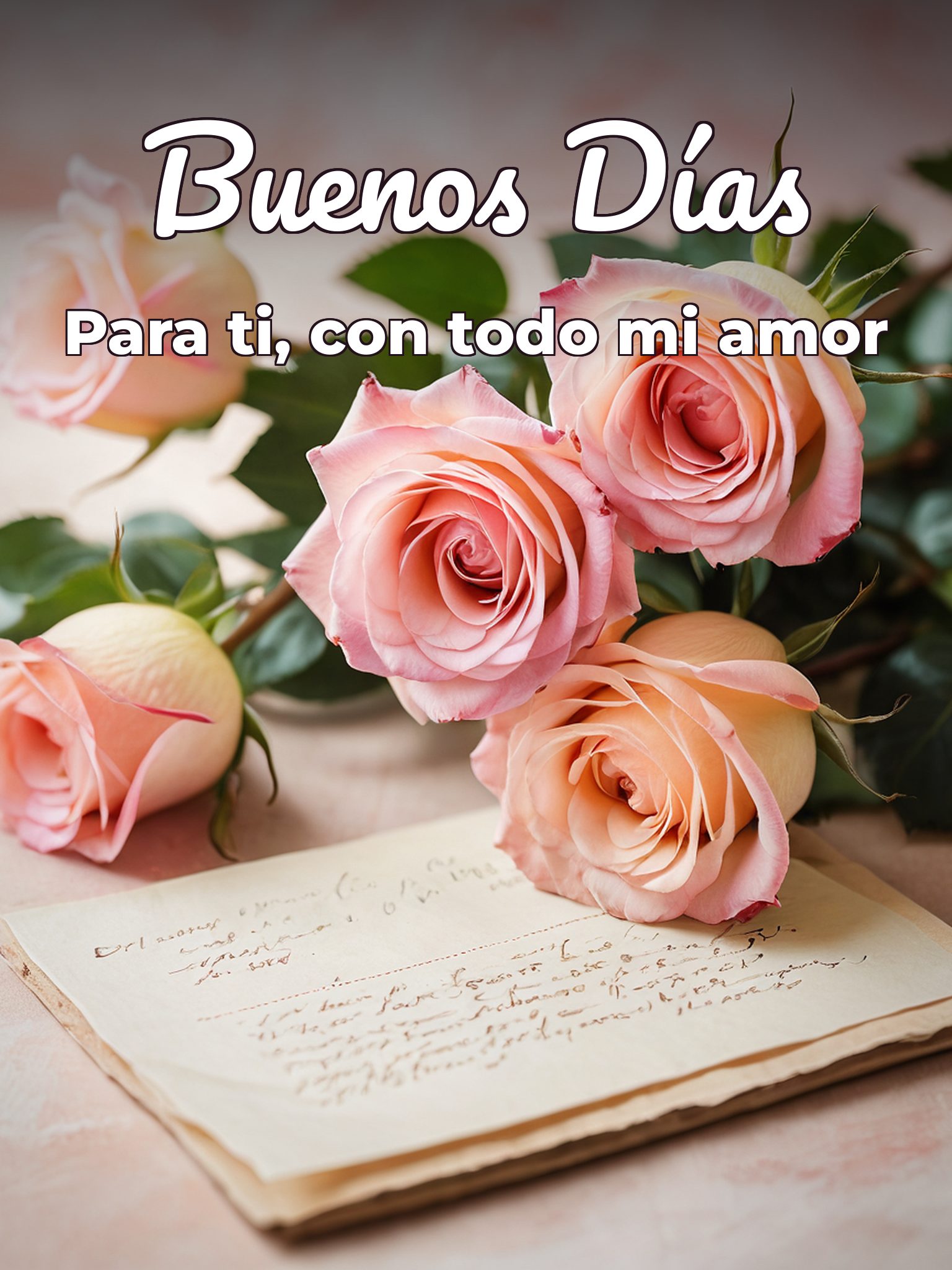Frases para dar los buenos días a una mujer para mi amor