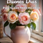 buenos días para ti, con todo mi amor