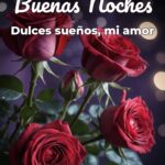 buenas noches dulces sueños, mi amor