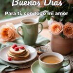 buenos días para ti, con todo mi amor