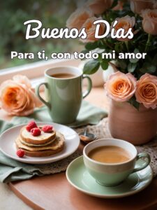Frases para decir buenos días amor para Facebook
