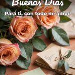 buenos días para ti, con todo mi amor