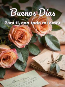 Frases para decir buenos días amor para mi amor