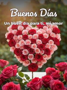 Frases para decir buenos días mi amor para Facebook