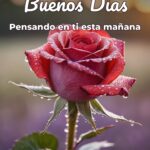buenos días pensando en ti esta mañana