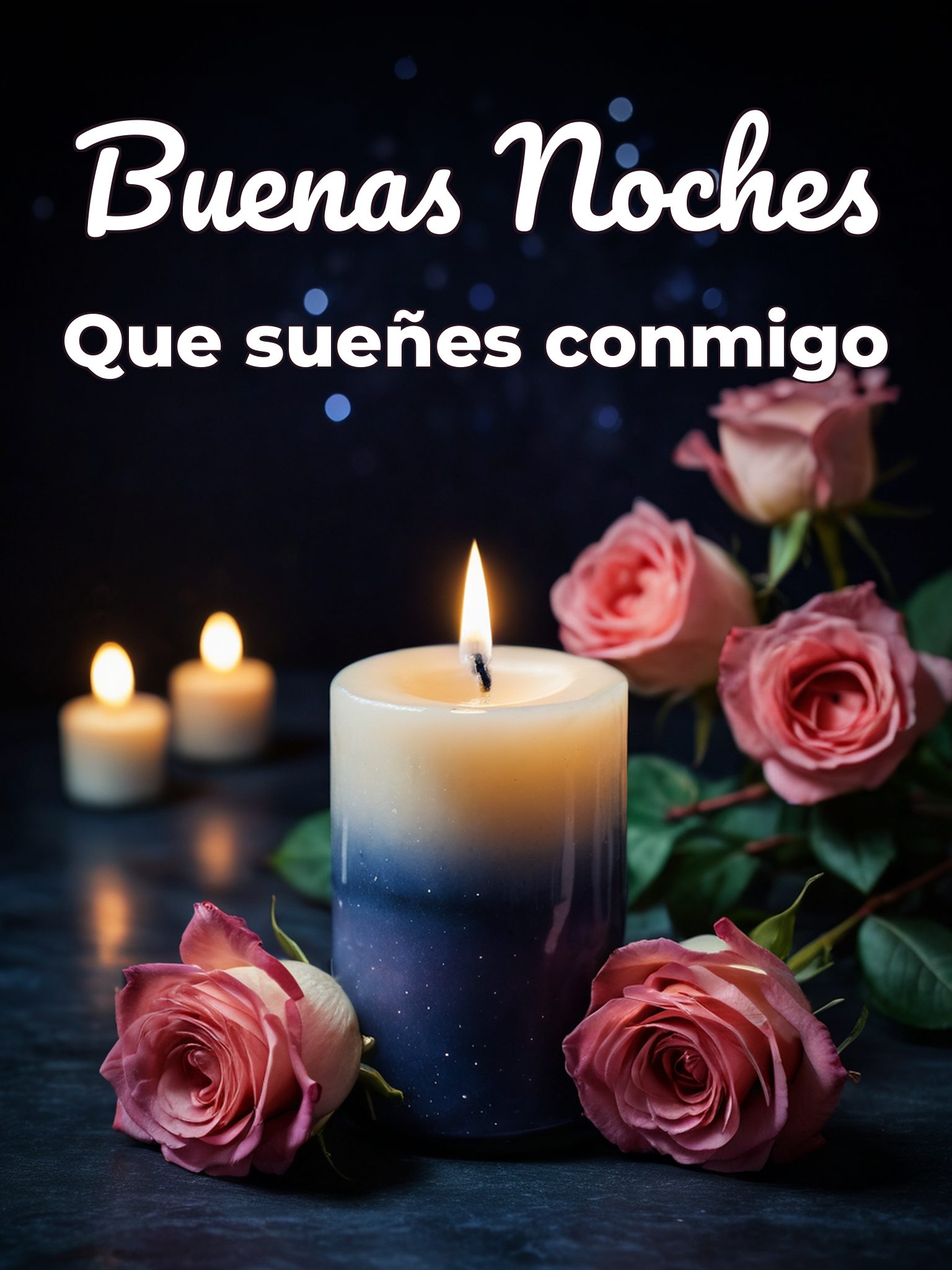 Frases para desear buenas noches a mi novia para Facebook
