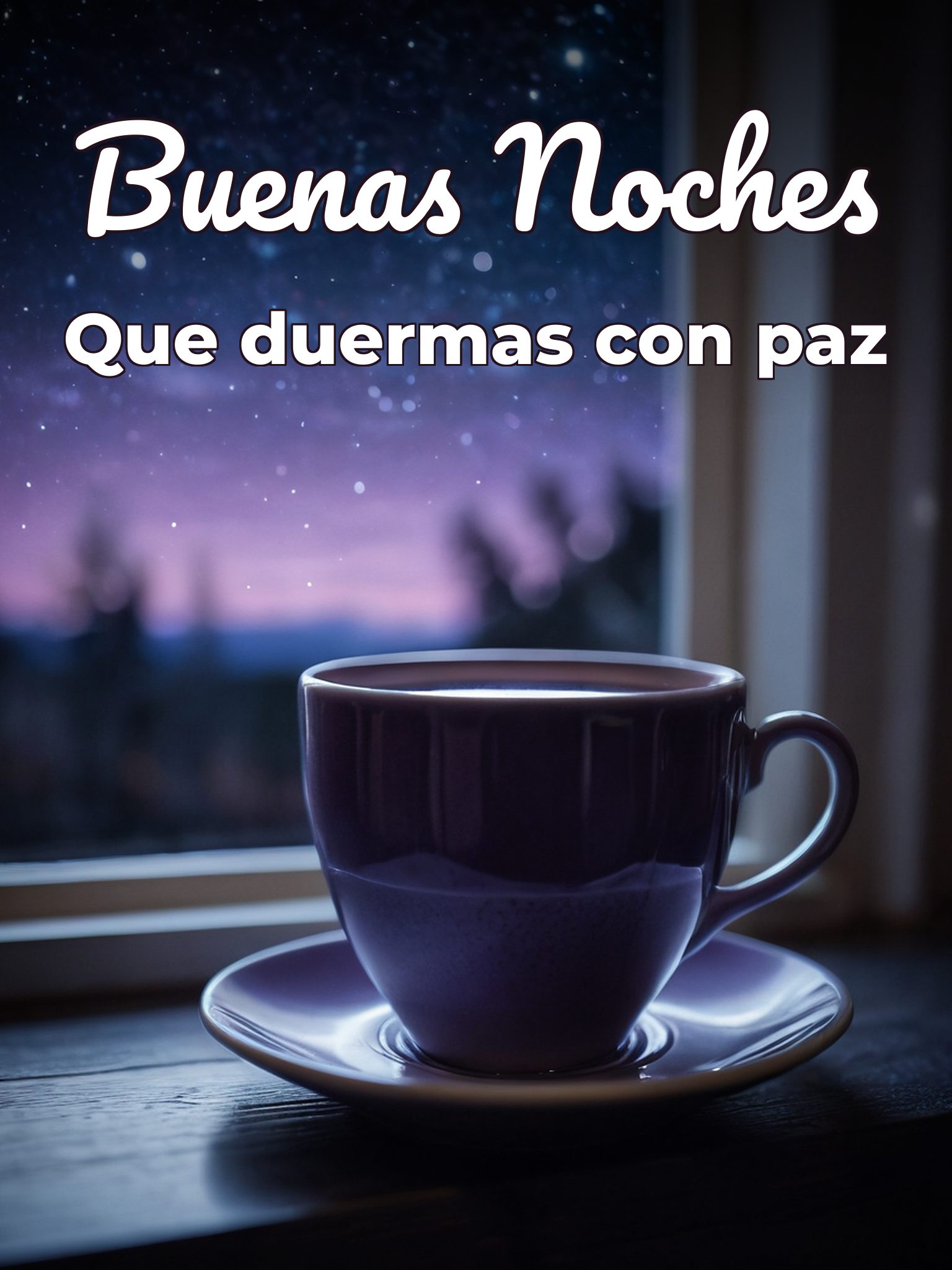 Frases para desear buenas noches a una mujer para Facebook
