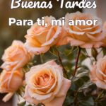 buenas tardes para ti, mi amor