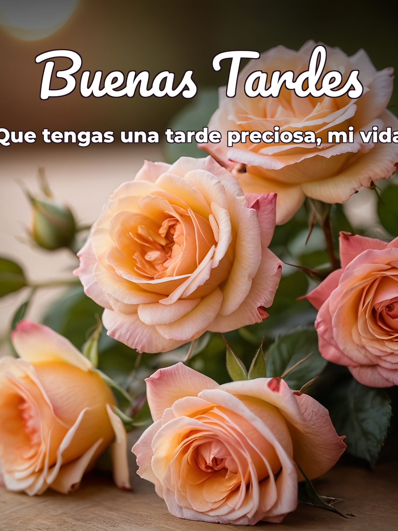 Frases para desear buenas tardes a mi novia para WhatsApp celular
