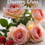 buenos días para ti, con todo mi amor