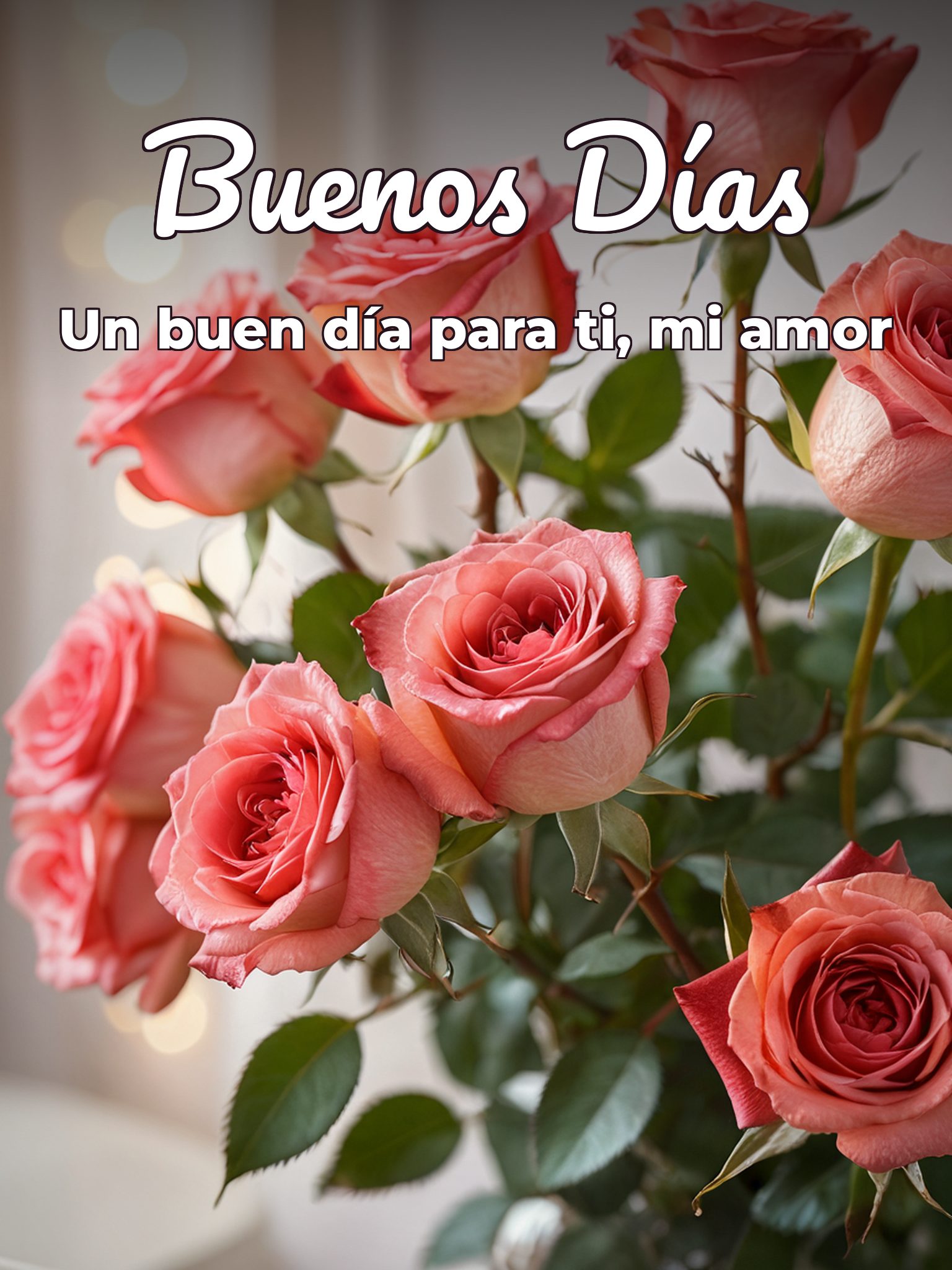 Frases para desear buenos días a mi amor para celular