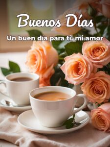 Frases para desear buenos días a un amor para Facebook